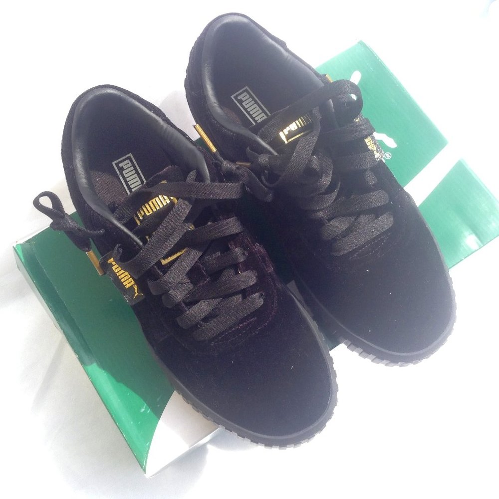 PUMA Cali Velvet Womens Casual Shoes Sneakers